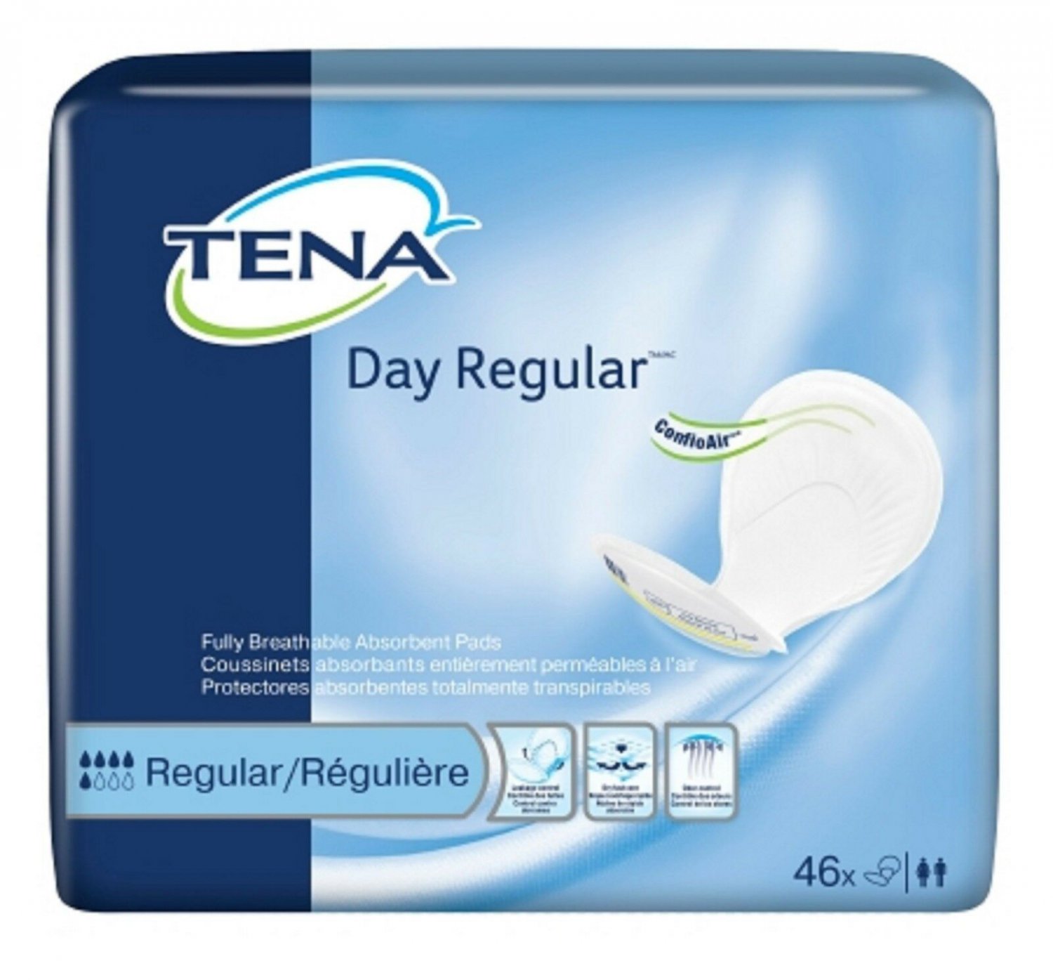 MCKDS Bladder Control Pad Day Regular&acirc;�&cent; Moderate Absorbency Dry-Fast Core Unisex