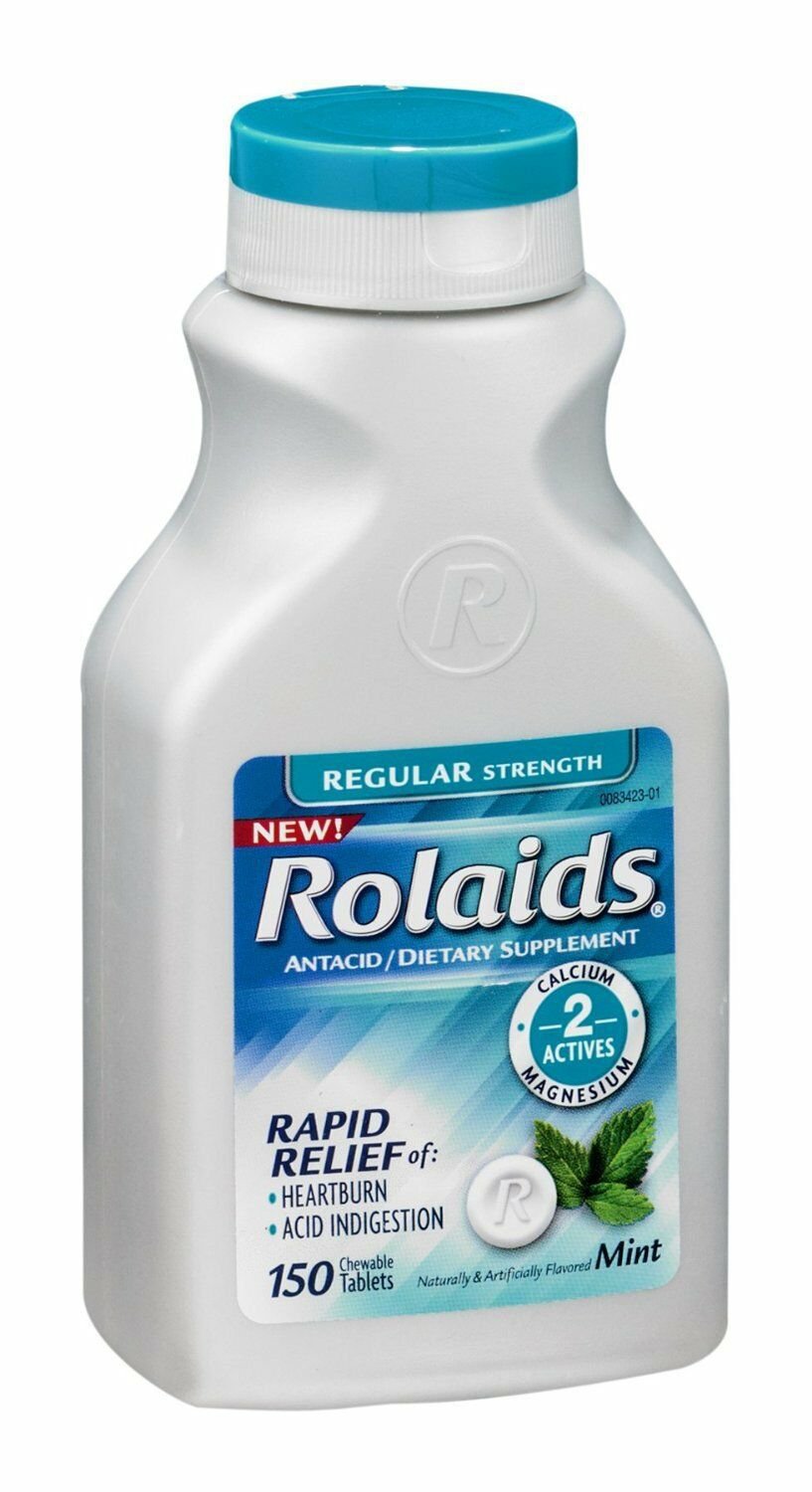 Rolaids Regular Str Tablet Mint 150ct
