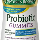Nature's Bounty Probiotic Gummies 4 Billion Live Cultures Digestive Health 60 CT