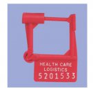 McKds Padlock Seal Health Care Logistics Numbered Red Plastic 1-1/2 X 1-7/8 Inch