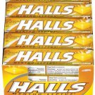 HALLS Honey Lemon Menthol Cough Suppressant  Drops Sticks 20 counts