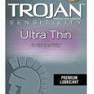 TROJAN Ultra Thin Lubricated Condoms for Ultra Sensitivity 12 counts