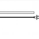McKds Radiofrequency Cannula 18 Gauge 100 mm Insulated Active Tip 10 mm Case 10