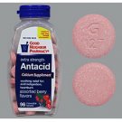 GNP Antacid Extra-Strength 300 mg Assorted Berry Flavor Chewable 96 Tablets