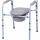 Carex Health Brands Deluxe Folding Commode