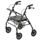 IND Cardinal Health™ Rollator, Heavy Duty, 400 lb Capacity, Black