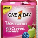 One A Day VitaCraves Teen for Her Gummy, 60 ct gummies