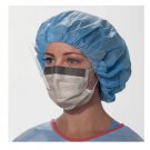 McK FluidShield Pleated Earloops Blue Procedure Mask with Eye Shield (1 Mask Only)