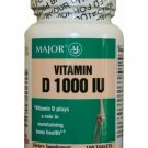 Major Vitamin D 1000 IU Tablet 100ct