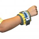 MM Cuff Adjustable Ankle And Wrist Weight, Yellow, 2lb