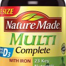 Nature Made Multi Complete with Iron 250 Counts 23 Key Nutrients
