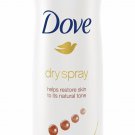 Dove Dry Spray Antiperspirant, Clear Tone Skin Renew, 3.8 Ounce