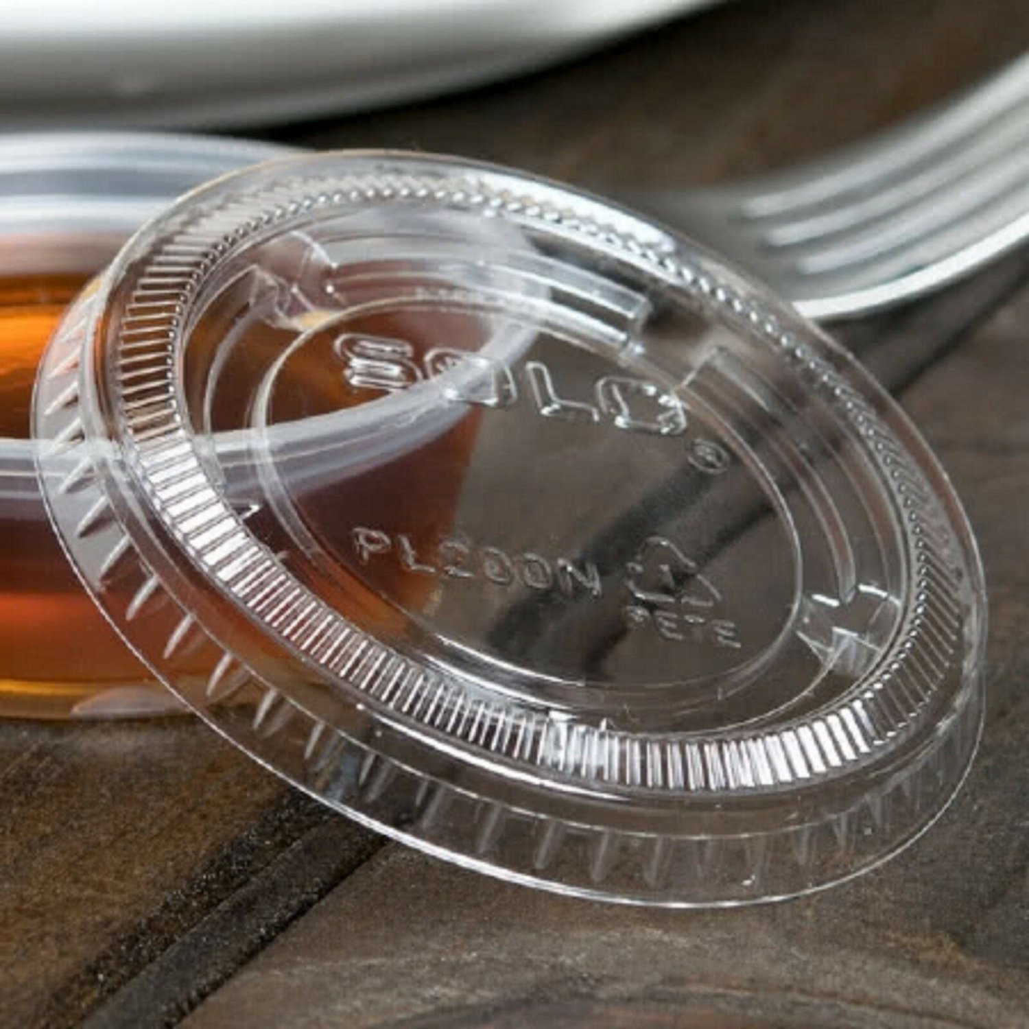 mckds Lid Dart Solo Clear Plastic Lid (Case of 2500)