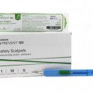 McKds Safety Scalpel Prevent MX Size 11 Stainless Steel / Plastic Plastic BX/10