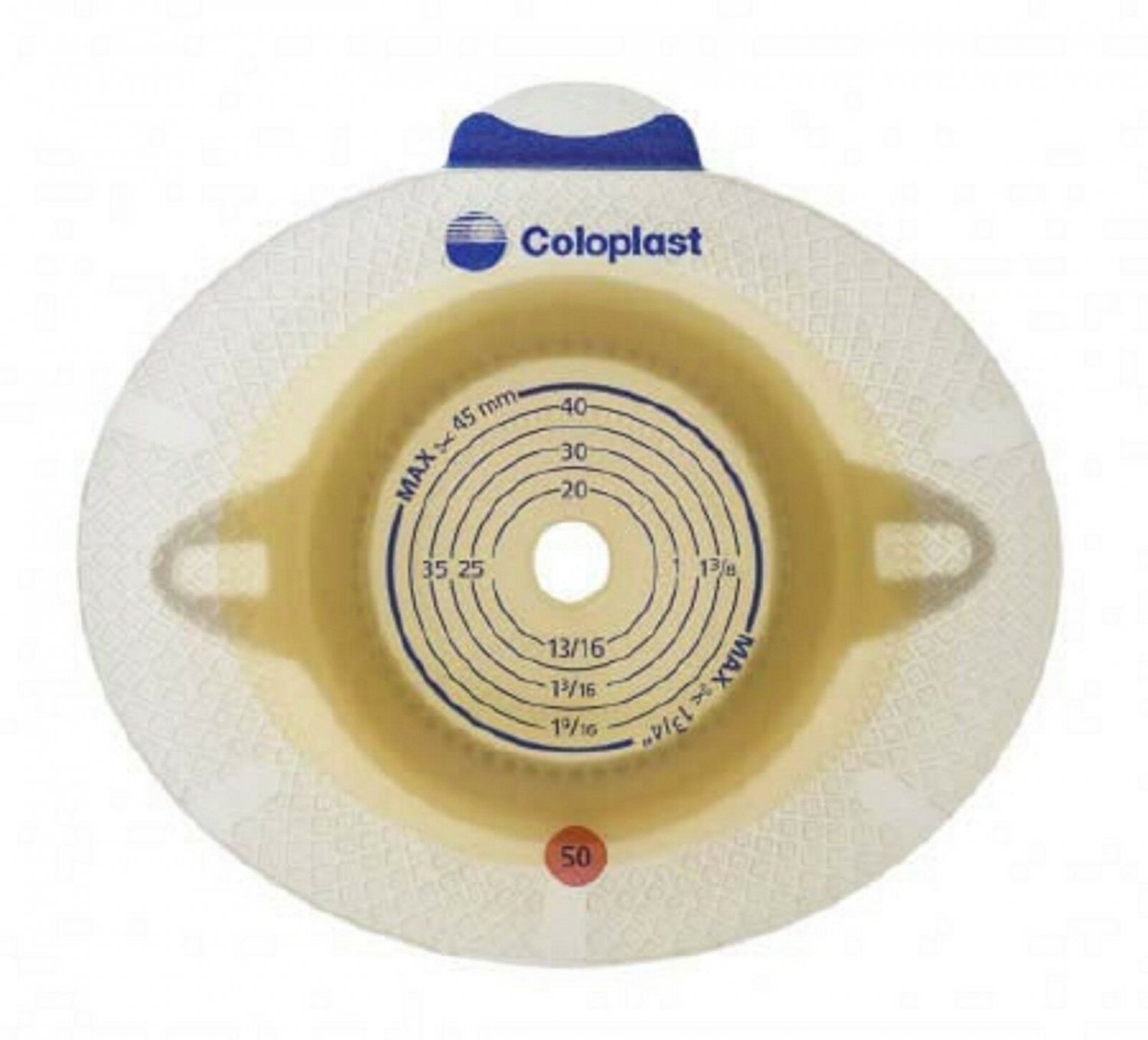 MCK Ostomy Barrier Click Pre-Cut, Standard Wear Elastic 2-Piece 13/16 I