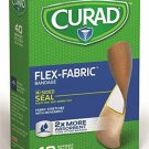 Curad CUR45245RBZ Bandage, Flex fabric, 3/4" x 2.5", 40 per Box