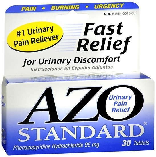 Azo Standard Tablet 30ct Urinary Pain relief