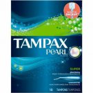 Tampax Pearl Super Unscented 18ct