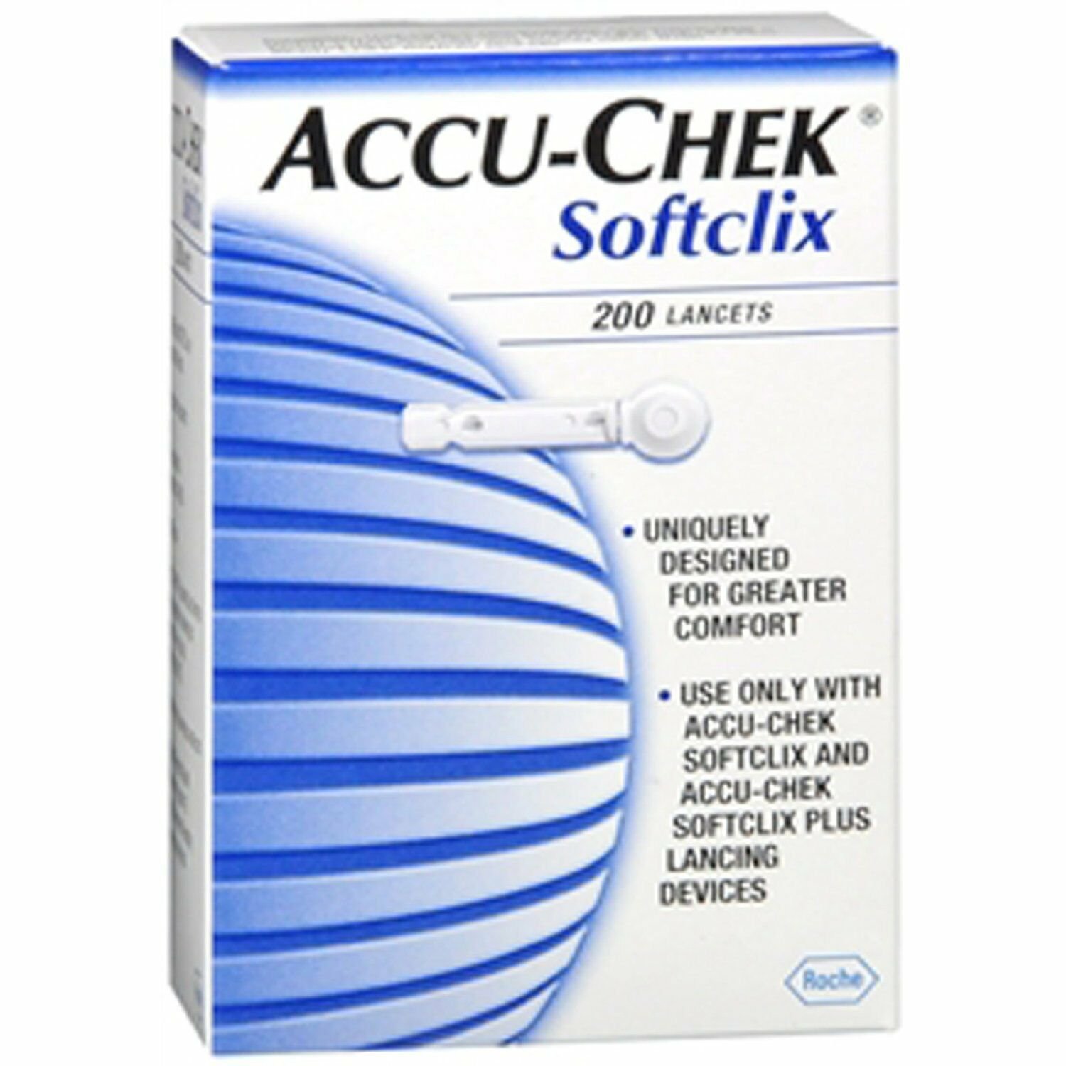 Accu-Chek sterile softclix lancets - 200 e