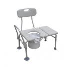 Drive K.D. Combination Plastic Transfer Bench Commode
