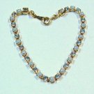 Girls or Young Ladies Rhinestone and Faux Pearl Bracelet 6.75 inch