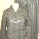 Victoria Moon Faux Snake Jacket and Pants Outfit Ladies Sz 6 ~ New ~