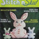Stitch n Sew Magazine Bunnies, Star Collection, Easter Basket, Afghan April 1980