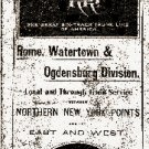 N Y Central Railroad - Hudson River to N N Y Points Timetable 1906