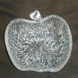 Apple Theme Art Glass Trinket Vanity Bowl Signed Italy
