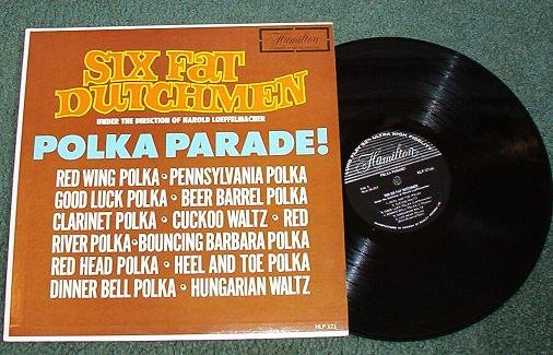 Six Fat Dutchmen Polka Parade 1964 lp Record hlp 121 Exc Cond