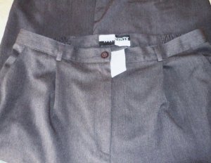 Components Dark Gray Pleated dress/career pants-size 16