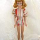 1962 Japan Midge Strawberry Blonde Flip Straight-Leg Doll with Outfit - Freckles
