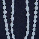2 White Vintage Beaded Necklaces - Wear One as a Bracelet!