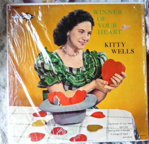 Winner of Your Heart by Kitty Wells lp dl8552 - 1956