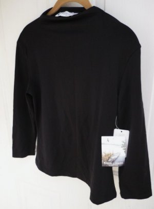 Marsh Landing Black Stretch Mockneck Turtleneck Top - New w Tags Size Small