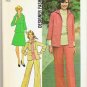 1975 Simplicity Uncut Pattern 7087 Size 12 Jacket, Pants, Skirt, Shirt