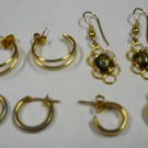 Jcm 14 kt Earrings And Monet Plus Two More Pairs of Earrings