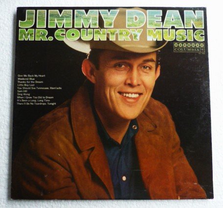 Mr Country Music lp by Jimmy Dean Harmony hl 7408 - 1967