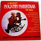 A Merry Country Christmas To All lp N 2 - Shorty and Betty with the Nashville Longhorns