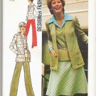 Uncut 1974 Simplicity Pattern 6516 Sz 12 Cardigan Top Skirt and Pants Uncut 1974 Simplicity Pattern 6516 Sz 12 Cardigan Top Skirt and Pants