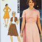 Simplicity Pattern 6145 Uncut 1973 Misses Designer Fashion Dress Size 12