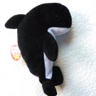 Ty Beanie Baby - Retired - Waves the Whale 1996 - Mint with Mint Tags