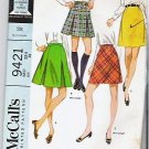 McCalls Easy Pattern 9421 - 1968 Skirt in 2 Versions and Lengths Waist- 25.5