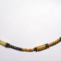 Possible Tigers Eye and Bone Choker - Vintage 1970s