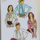 Rare 1973 Simplicity Uncut Pattern 5981 Sz 12 Blouse