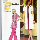 1973 Simplicity 5613 Misses Sz 10 Jiffy Knit Dress or Tunic and Pants