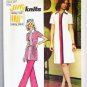 1973 Simplicity 5613 Misses Sz 10 Jiffy Knit Dress or Tunic and Pants