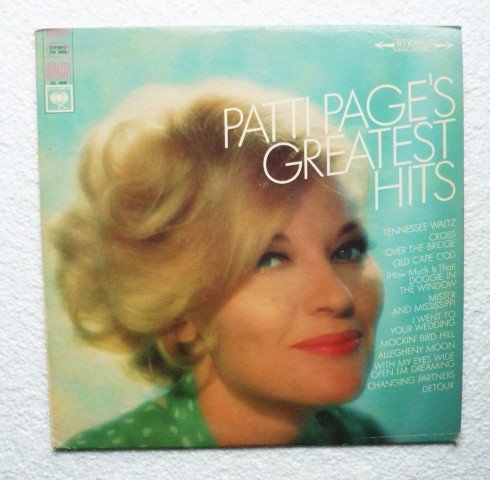 Patti Pages Greatest Hits By Patti Page Lp Cs 9326 Stereo