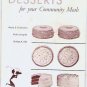 Rare 1956 Desserts for your Community Meals Recipe Booklet Cornell Extension No 962