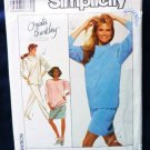 Simplicity Pattern 8913 C Brinkley Collection Knit Tops, Pants Skirt Misses Sm
